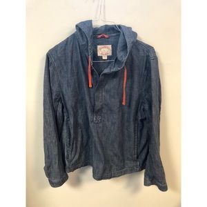 NWOT Brooks Brothers Denim Hoodie